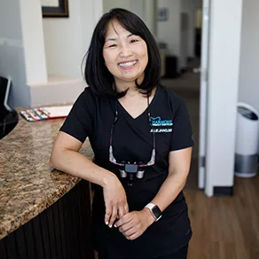 Headshot of Dr. Julie Jang Jang - Harmony Family Dentistry in Vancouver WA
