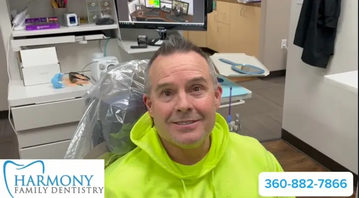 Harmony Family Dental client testimonial for Invisalign®